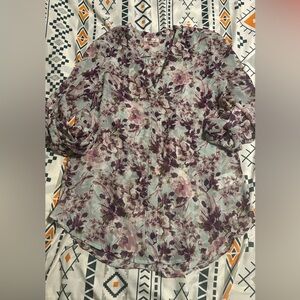 Kut from the Kloth sheer blouse